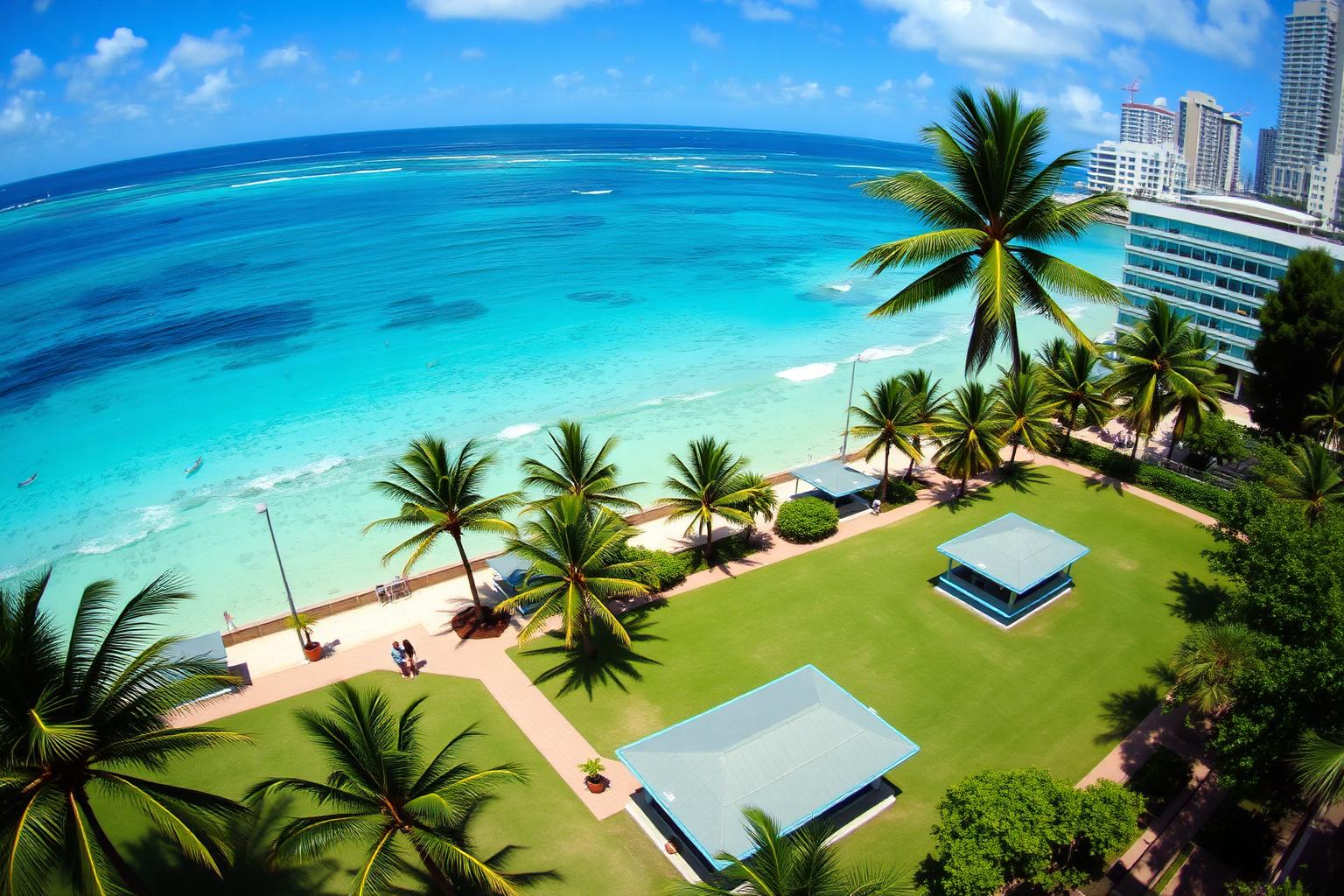 Aquarium facility view