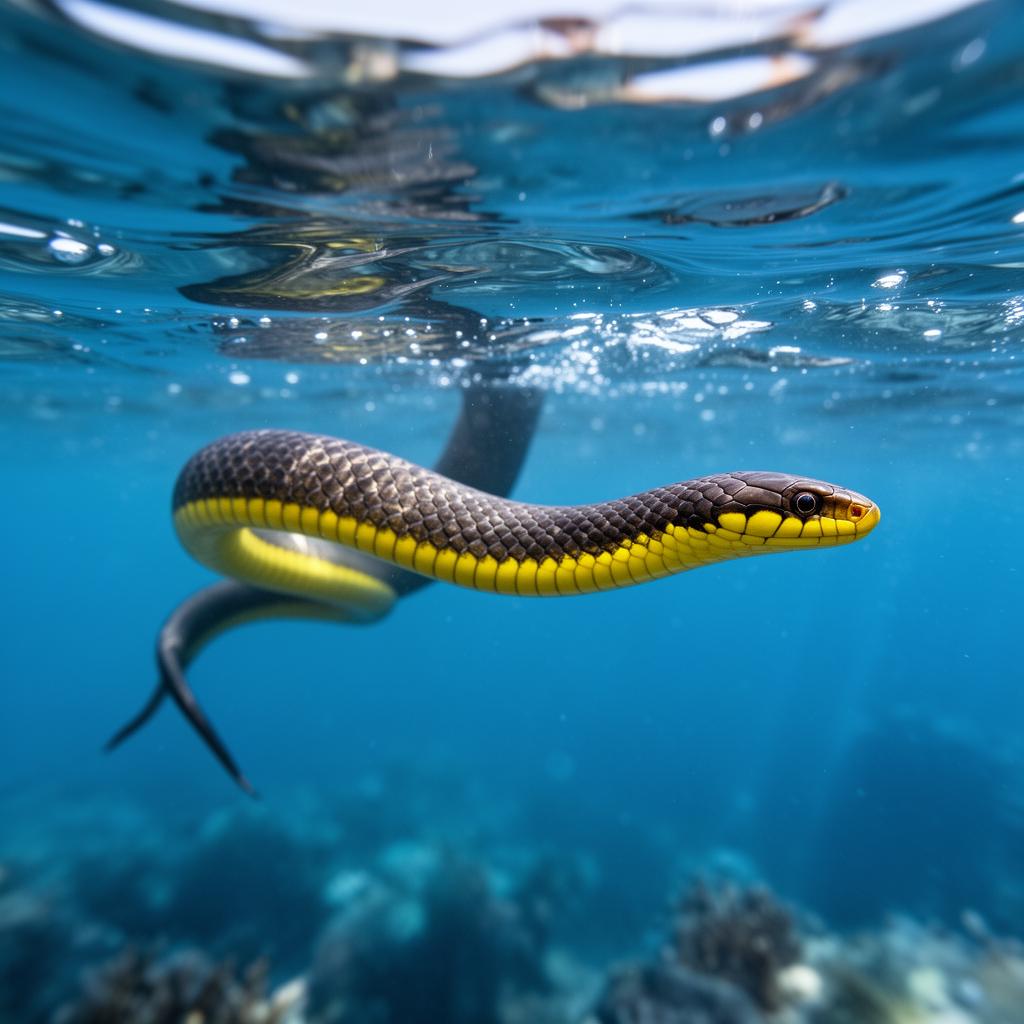 Yellow-Bellied Sea Snake